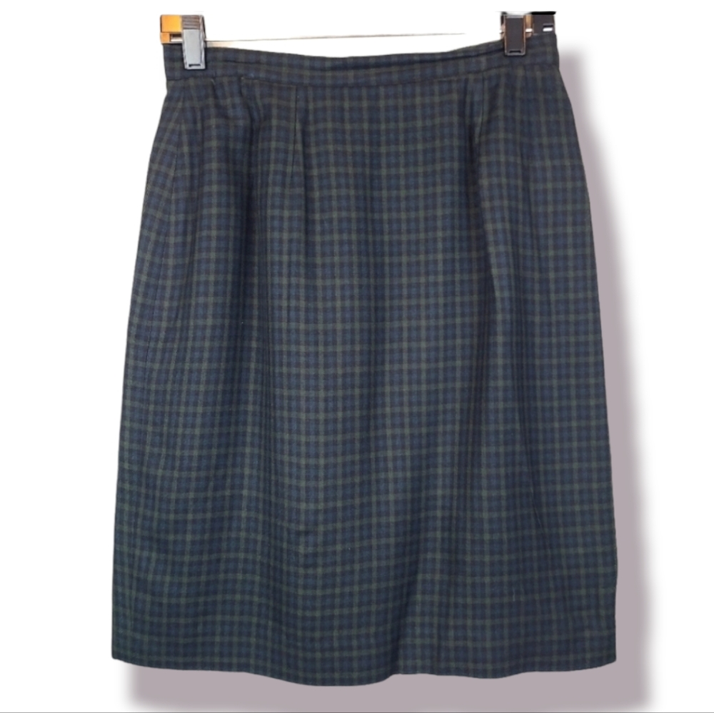 Plaid Suit Skirt 8